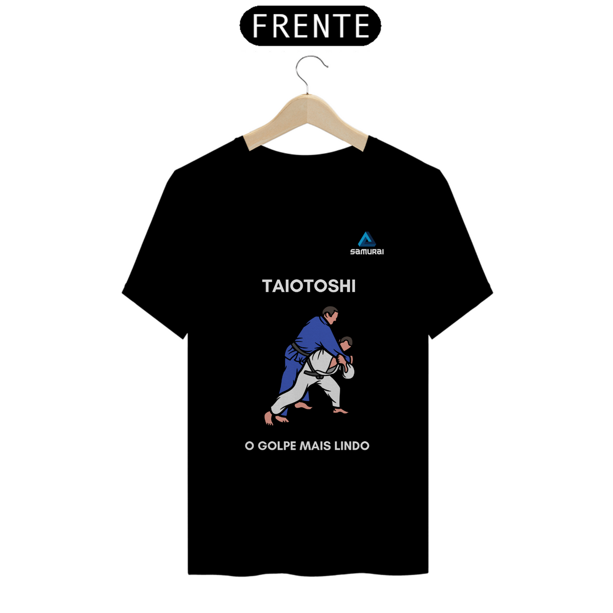Nome do produto: Camiseta Masculina Samurai Taiotoshi