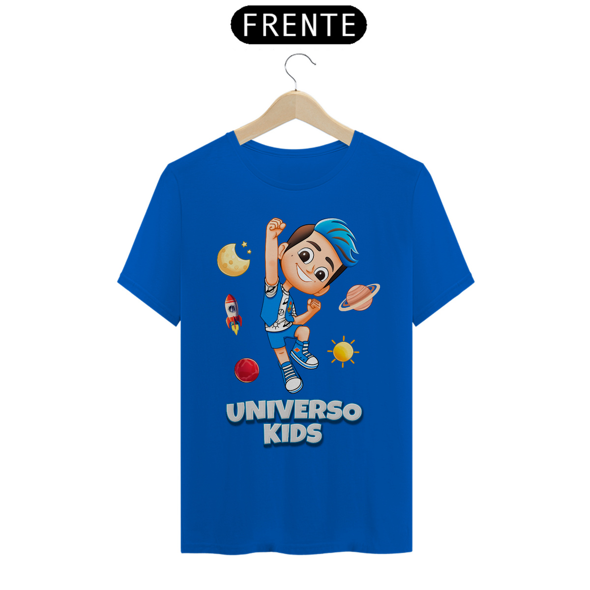 Nome do produto: Camiseta Universo Kids VAMOS NESSA!