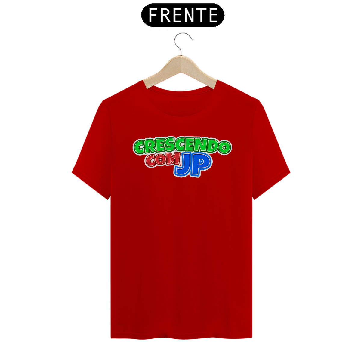 Nome do produto: Camiseta Crescendo com JP Básica