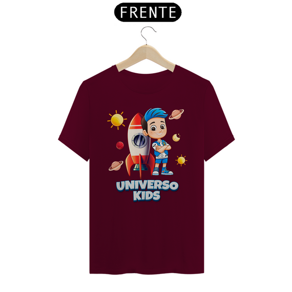 Camiseta Universo Kids FOGUETE