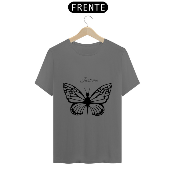 Camiseta Feminina de borboleta 