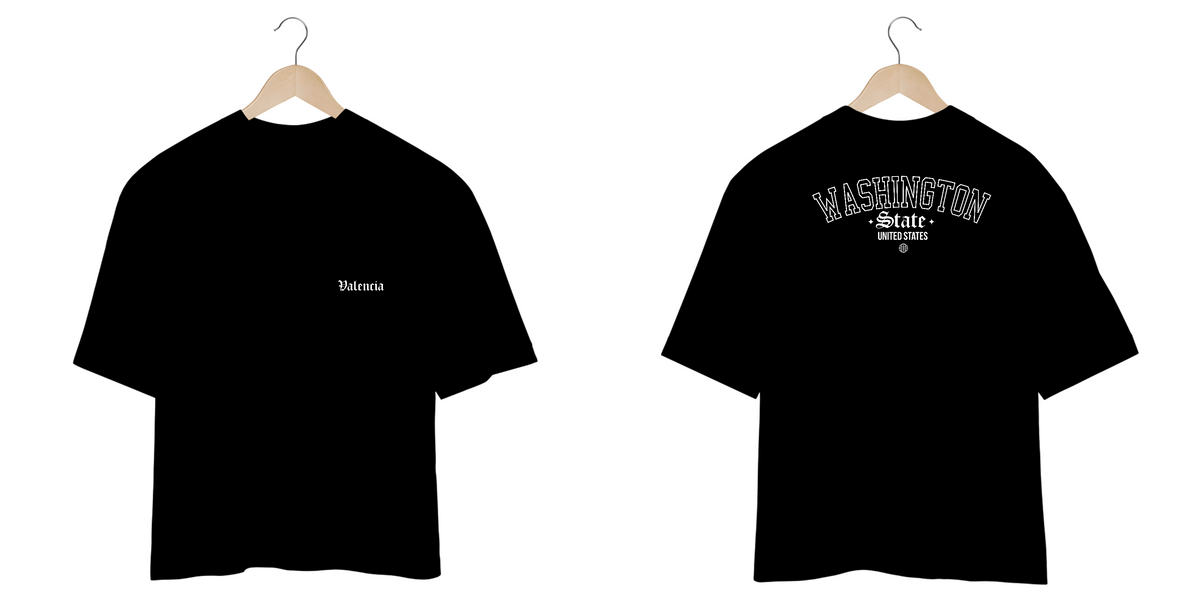 Nome do produto: CAMISETA VALENCIA PREMIUM OVERSIZED WASHINGTON