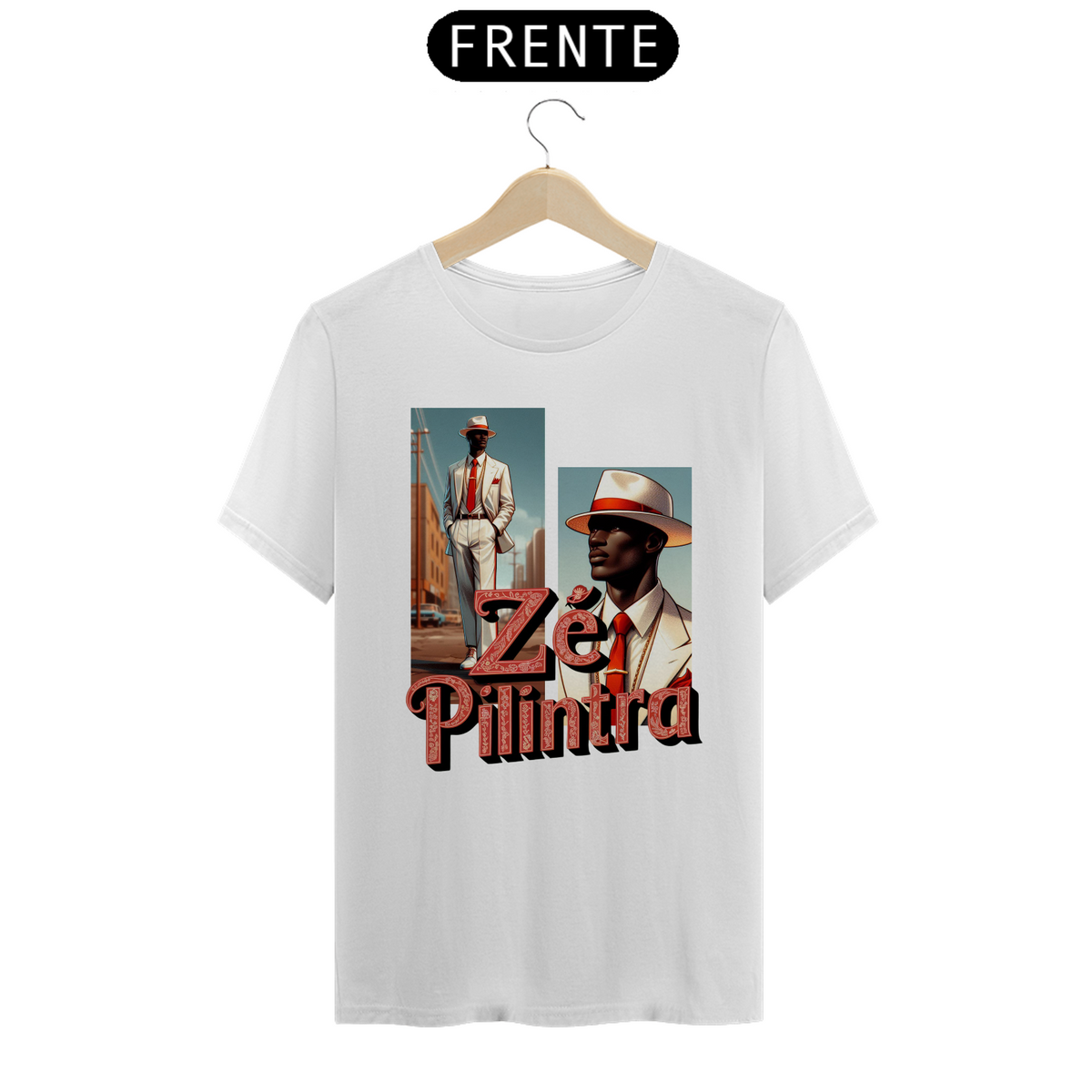 Nome do produto: TSHIRT ZÉ PILINTRA - RUAS