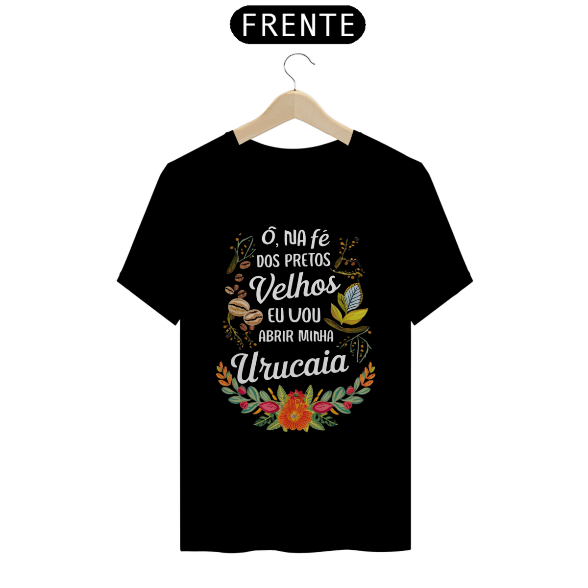 Nome do produto: TSHIRT PRETOS VELHOS URUCAIA 