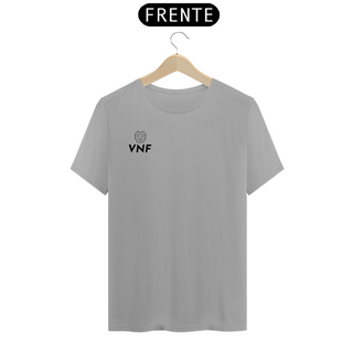 Nome do produtoCamiseta - Logo VNF - Branca e Cinza