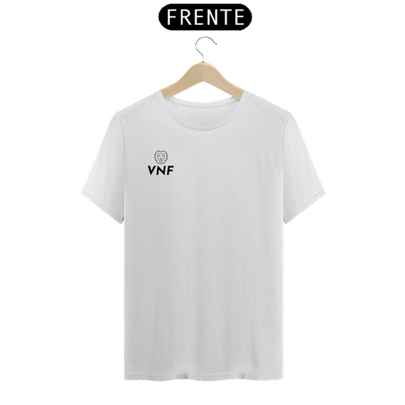 Camiseta - Logo VNF - Branca e Cinza