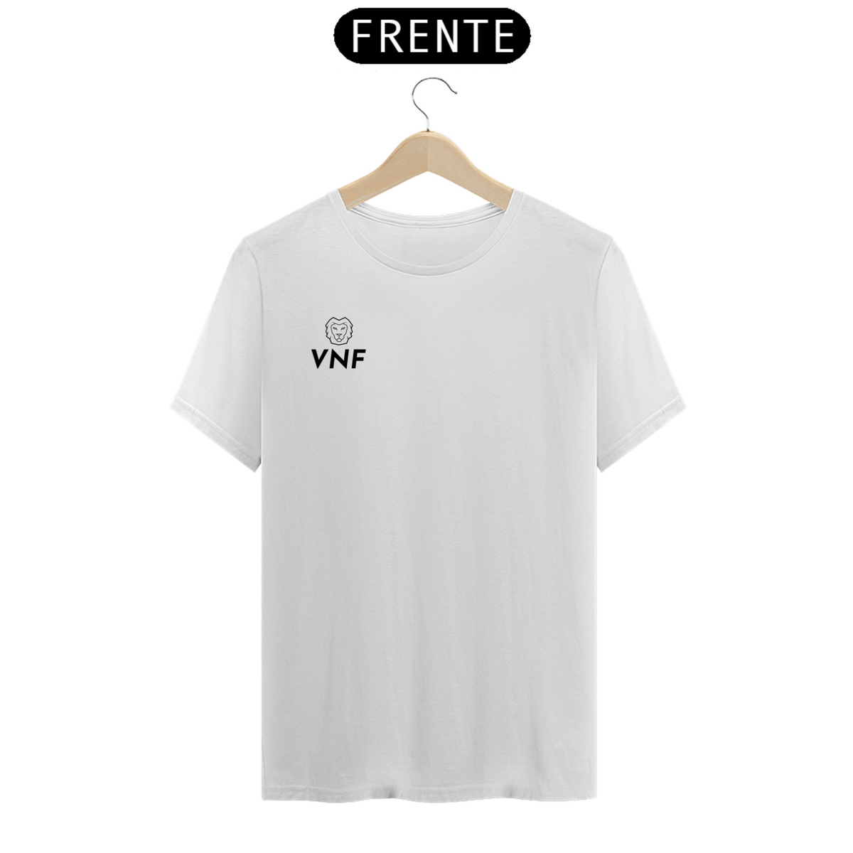 Nome do produto: Camiseta - Logo VNF - Branca e Cinza