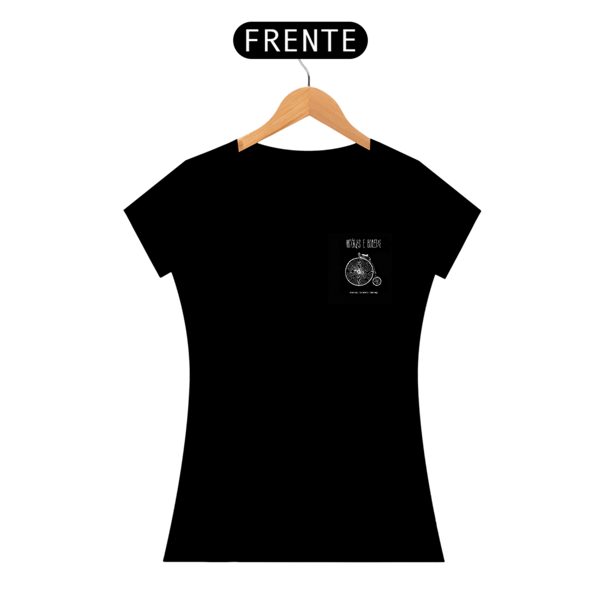 Nome do produto: Camiseta H&B Minimalista Feminina