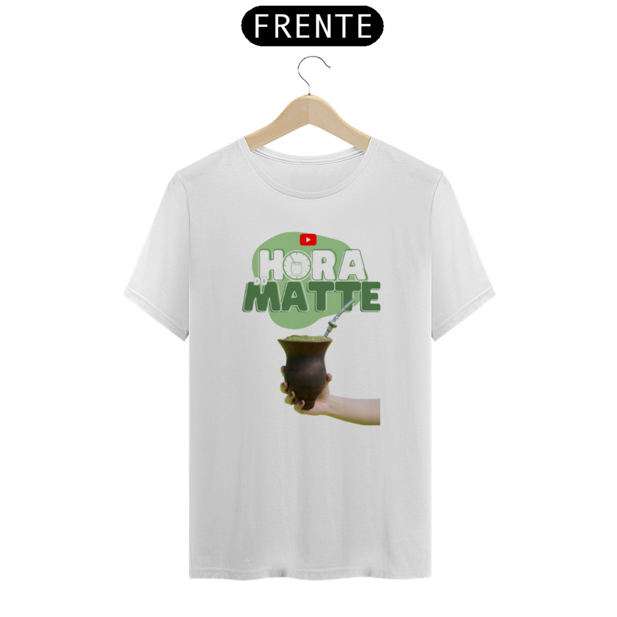 Nome do produto: Camiseta HORA DO MATTE CUIA NA MÃO