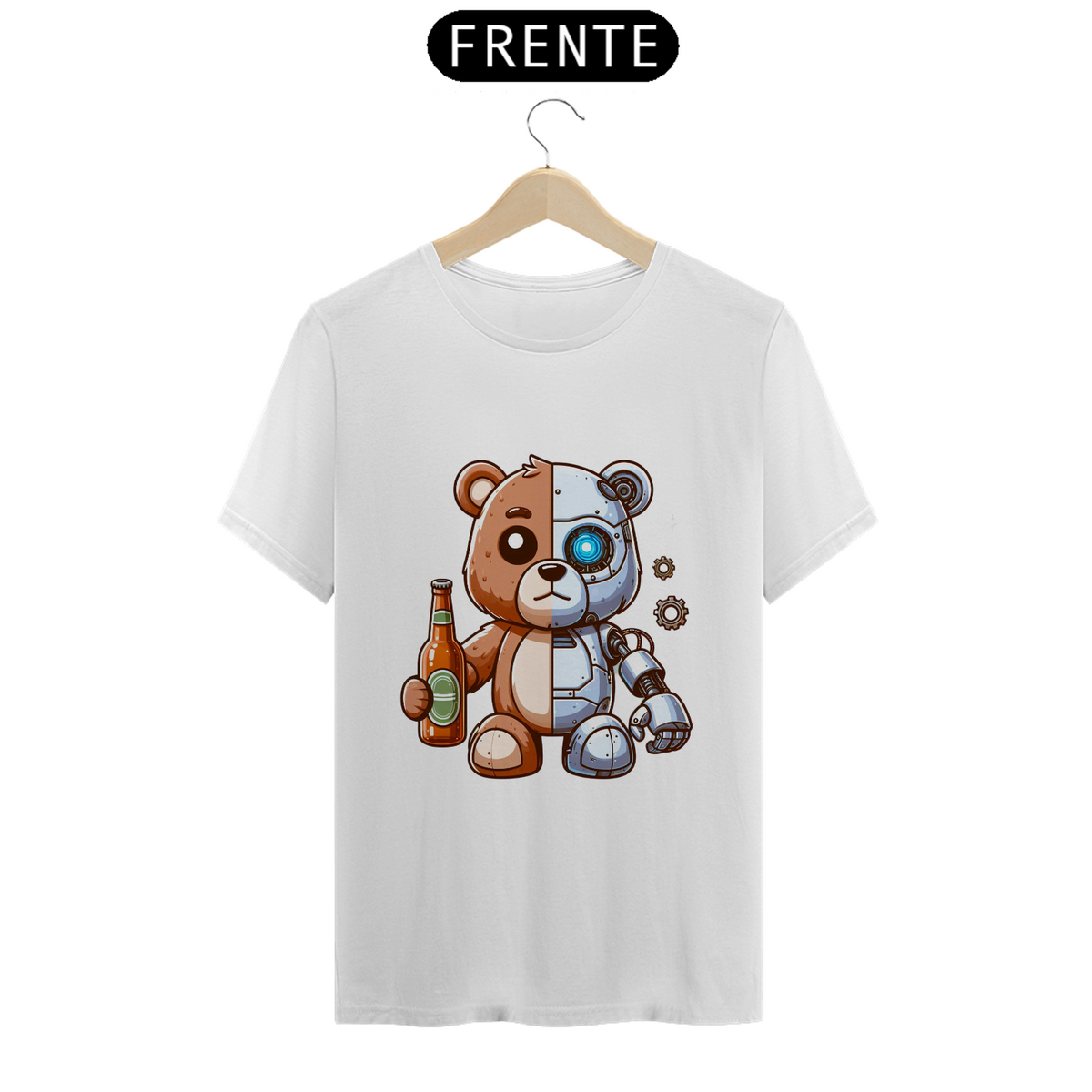 Nome do produto: Camiseta Urso Robótico 