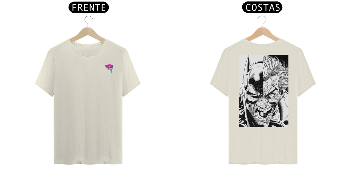 Nome do produto: Camiseta Pima Batman/Coringa