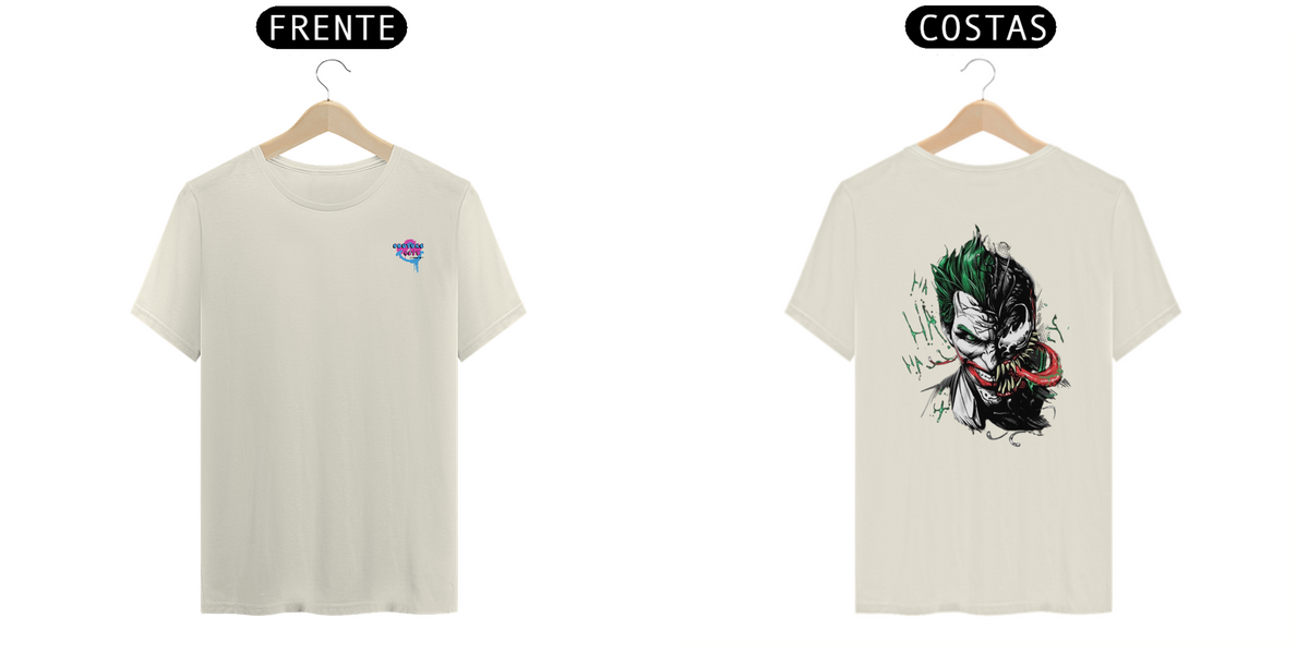 Nome do produto: Camiseta Pima venom/coringa