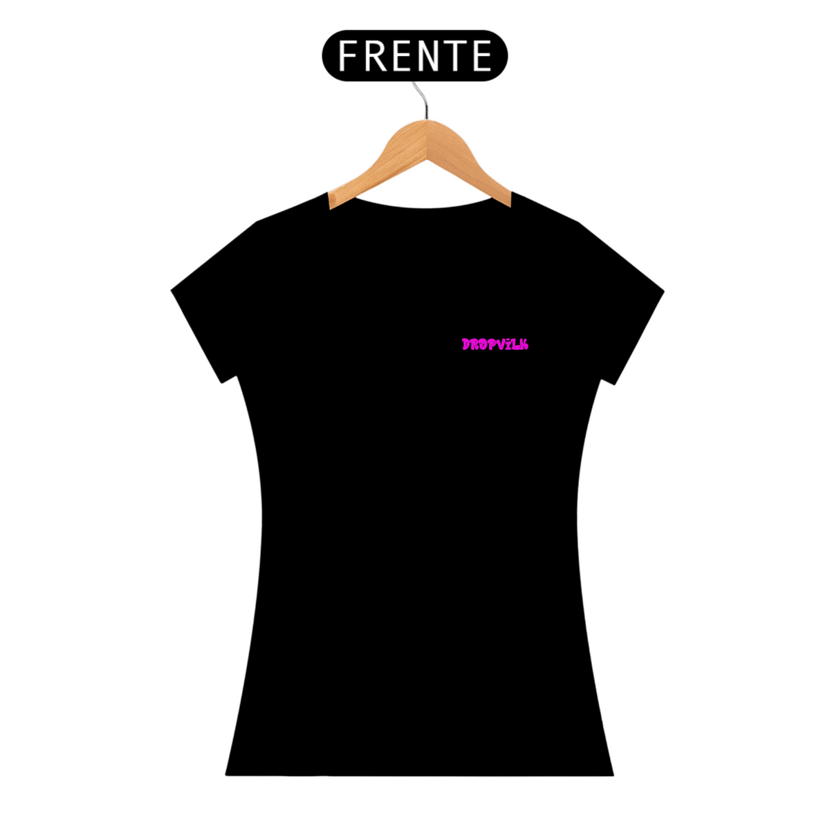 Nome do produto: Camiseta feminina Dropvilk grafite