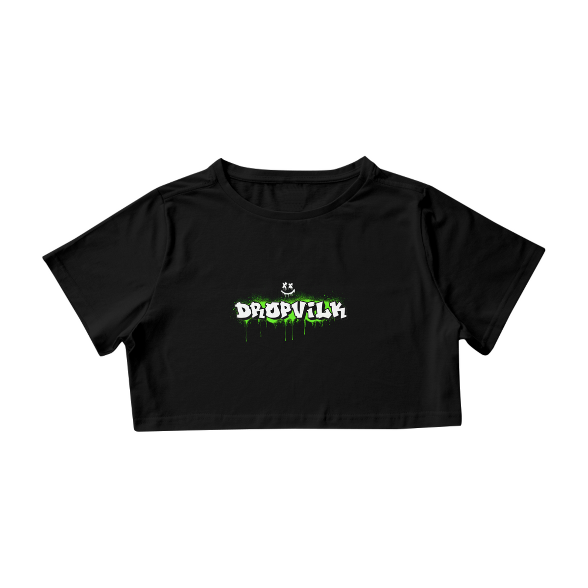 Nome do produto: Camisa Cropped streetwear Dropvilk