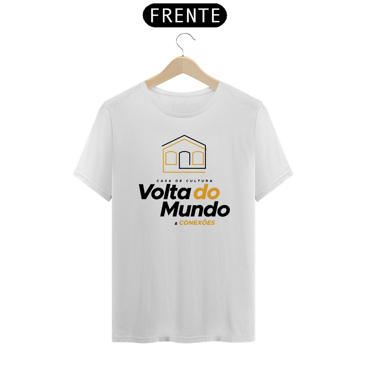 Nome do produto: CASA DE CULTURA [ T-Shirt Classic ] [ Branca ]