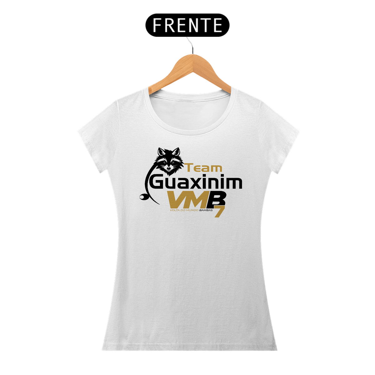 Nome do produto: Camisa feminina claras - Guaxinim