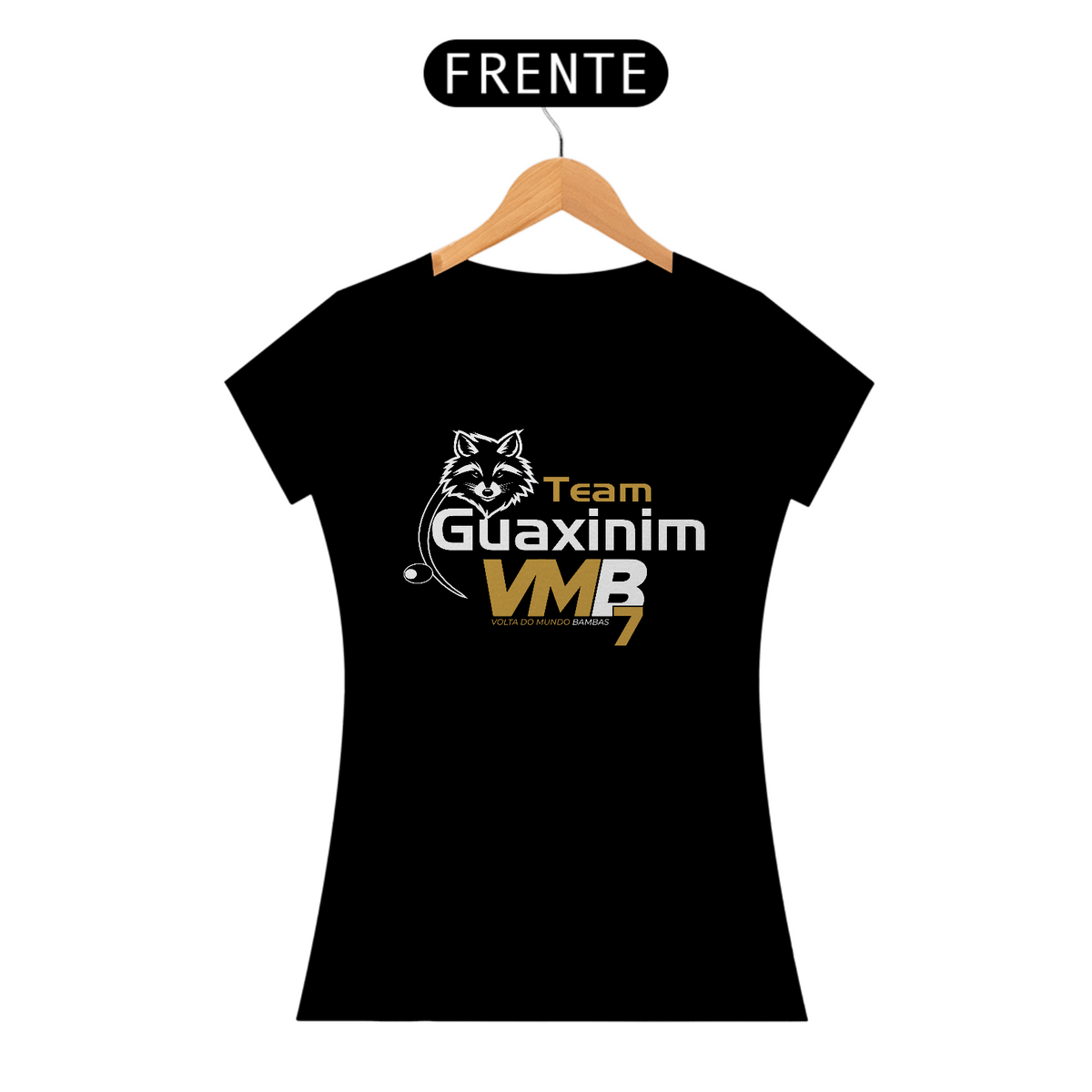 Nome do produto: Camisas femininas escuras - Guaxinim