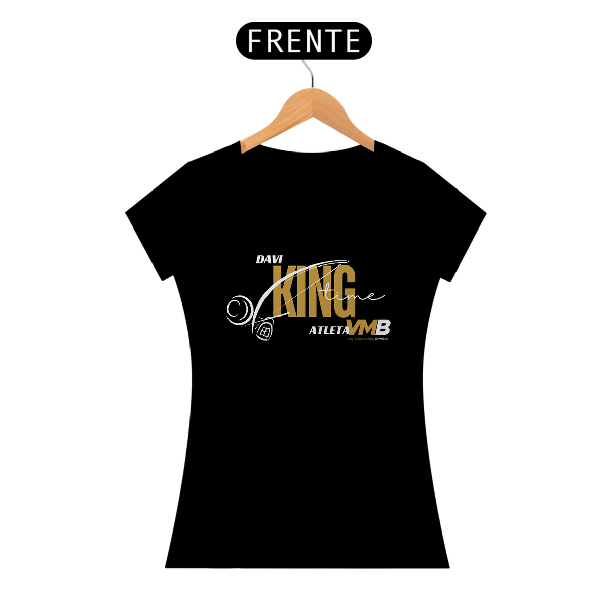 Nome do produto: Camisas Feminina Atleta Davi King