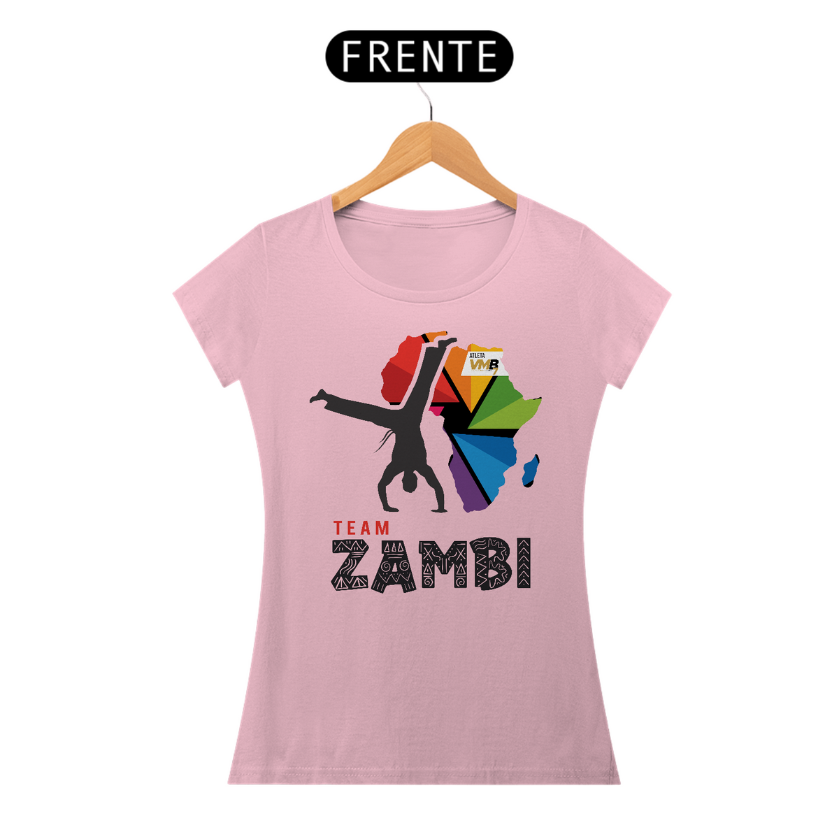 Nome do produto: Camisetas Femininas Zambi