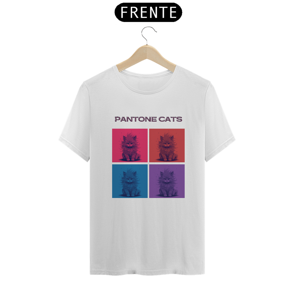 Nome do produto: Camiseta Pantone Cats