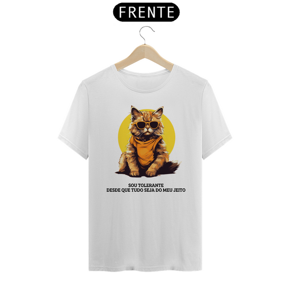 Camiseta Gato Tolerante