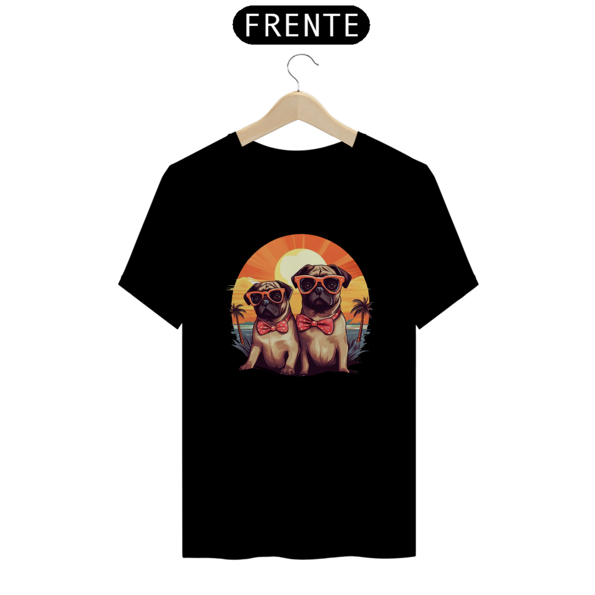 Nome do produto: Camiseta Pug Sunset