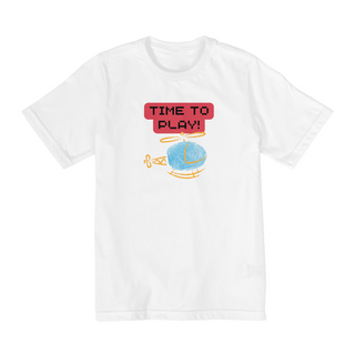 Nome do produtoCamiseta Quality Kids Edition  (2 a 8 anos) - Time To Play