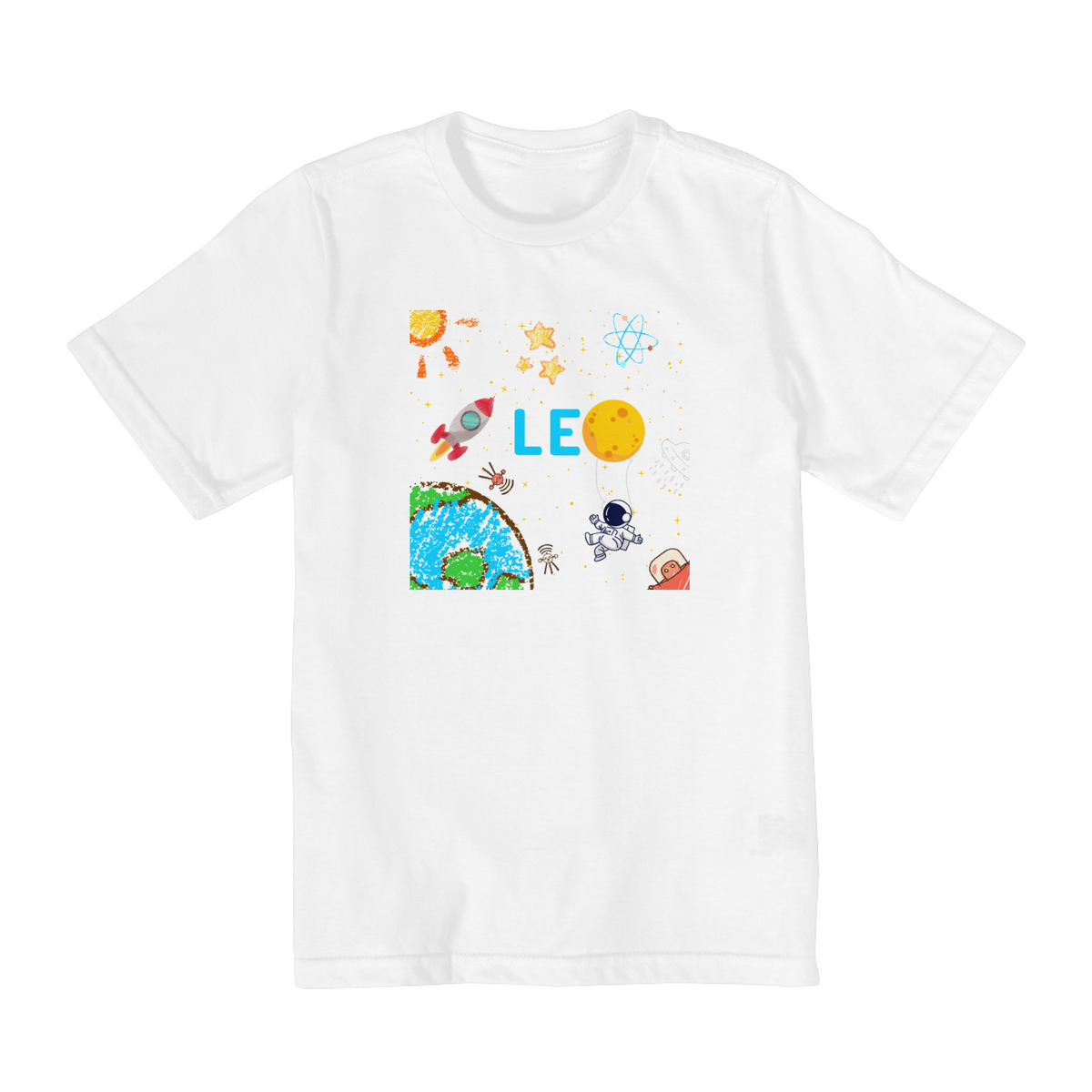 Nome do produto: Camiseta Quality Kids Edition  (2 a 8 anos) - Astronauta Leo