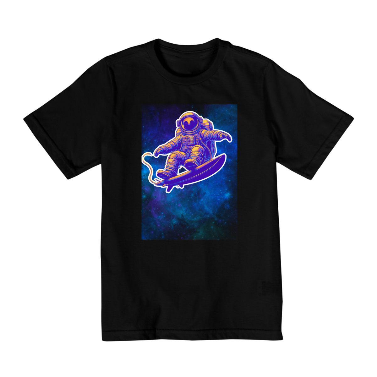 Nome do produto: Camiseta Quality Kids Edition  (2 a 8 anos) - Astronauta