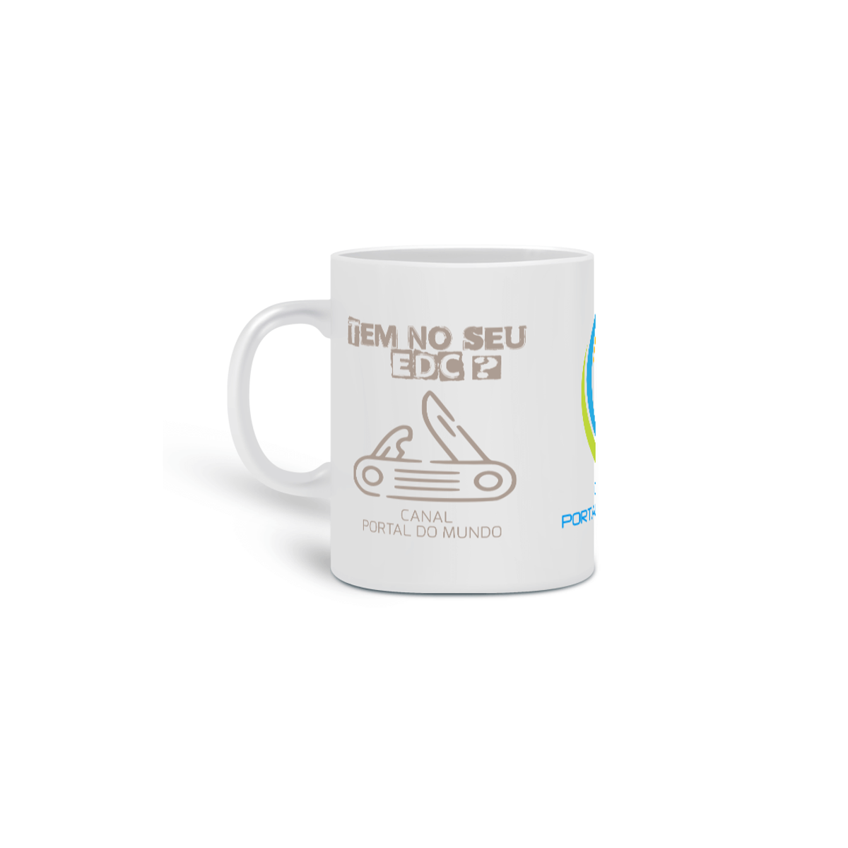 Nome do produto: Caneca EDC Portal do Mundo