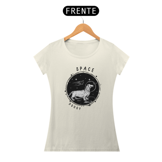 Camiseta Pima Feminina Space Doggy