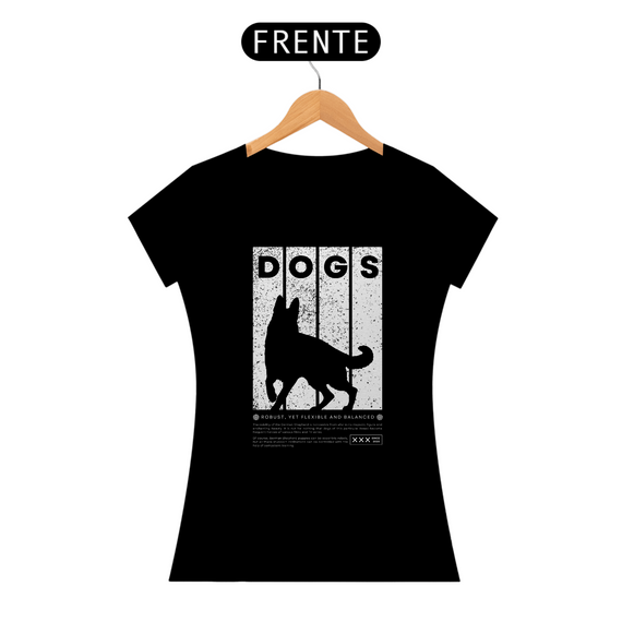 Camiseta Prime Feminina Dogs Pr. Alemão