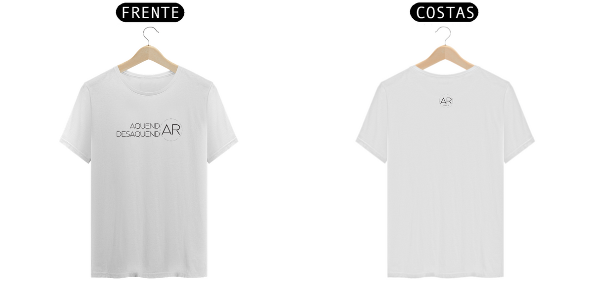 Nome do produto: T-Shirt White • aquendAR desaquendAR