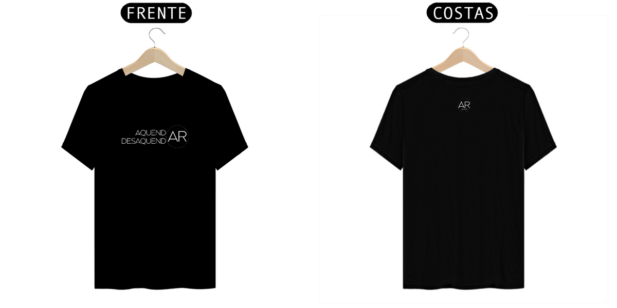 Nome do produto: T-Shirt Black • aquendAR desaquendAR