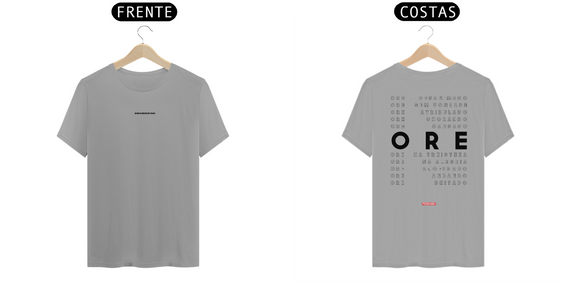 0031 - Camiseta Unissex Ore