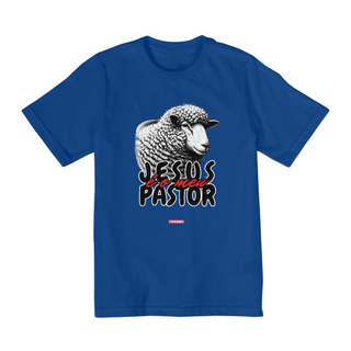 0001K - Camiseta Infantil Jesus meu Pastor