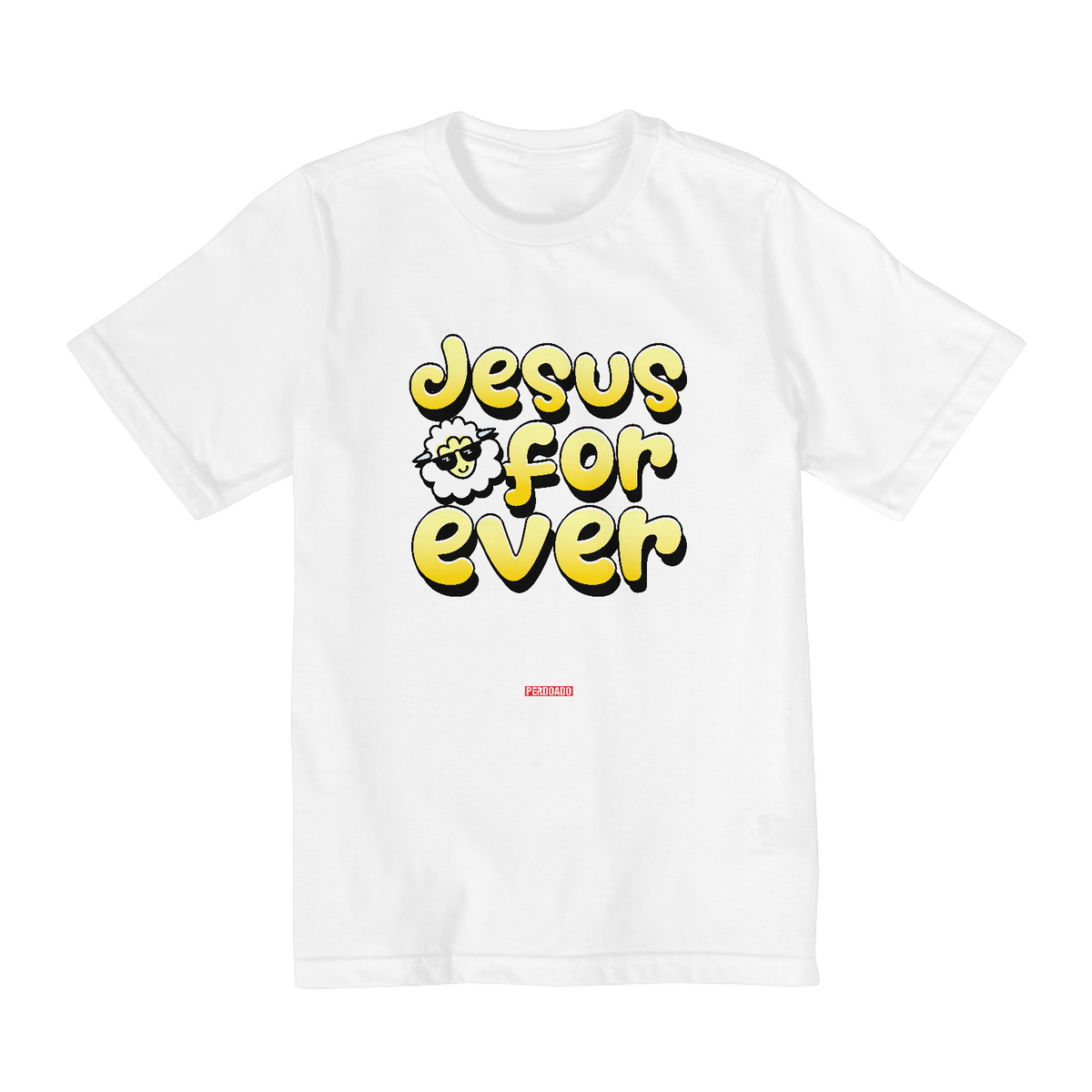 Nome do produto: 0004K - Camiseta Infantil Jesus For Ever