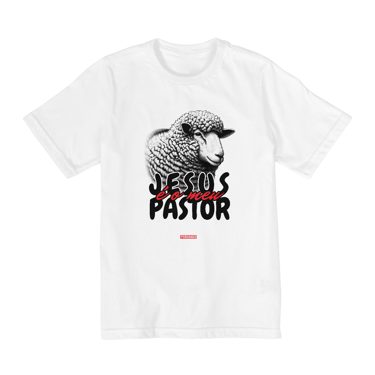 Nome do produto: 0001K - Camiseta Infantil Jesus meu Pastor