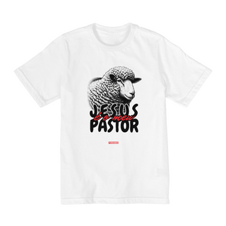 0001K - Camiseta Infantil Jesus meu Pastor