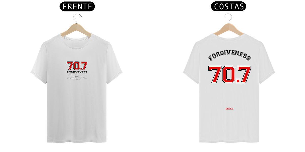Nome do produto: 0026 - Camiseta Unissex 70.7