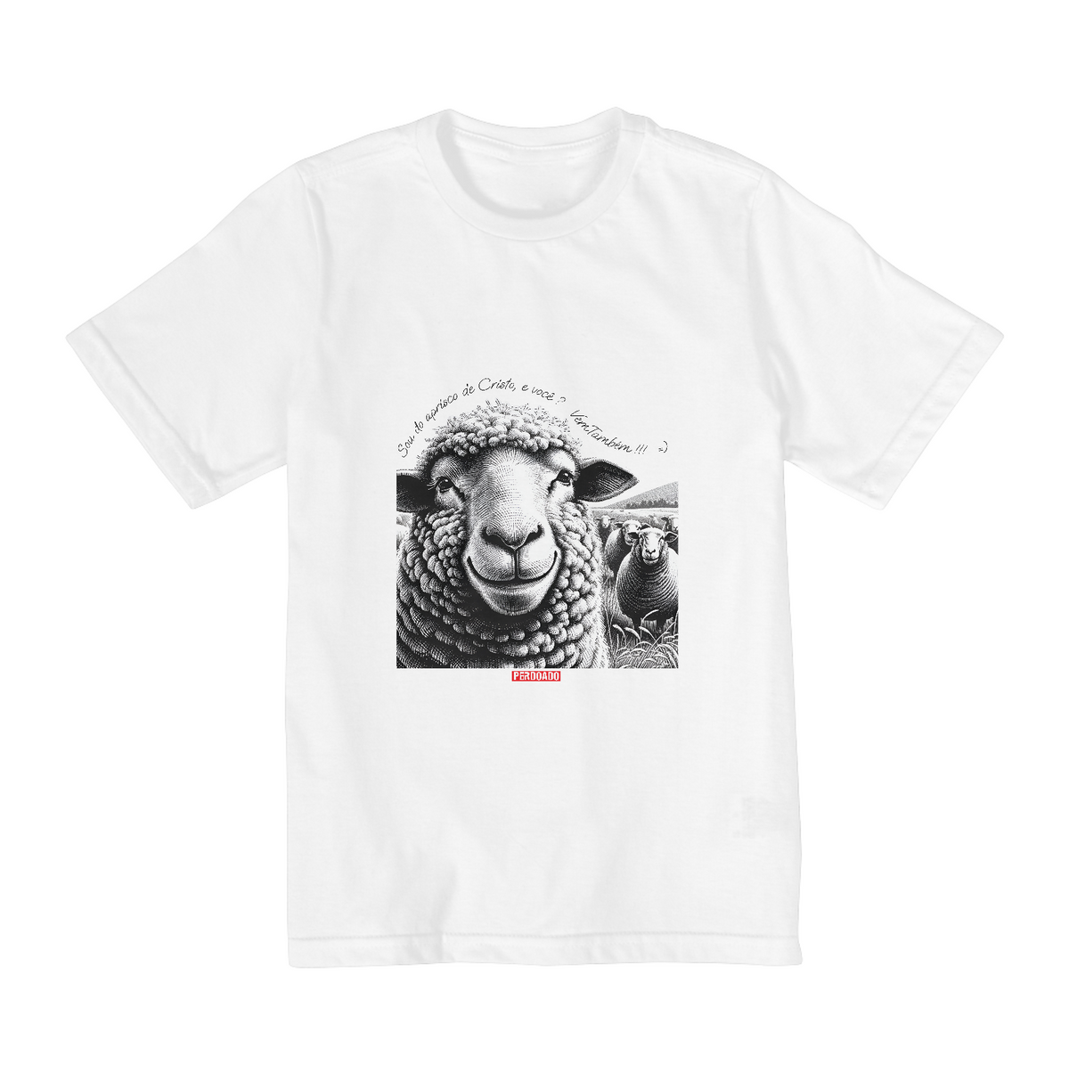 Nome do produto: 0007K - Camiseta Infantil Aprisco de Cristo