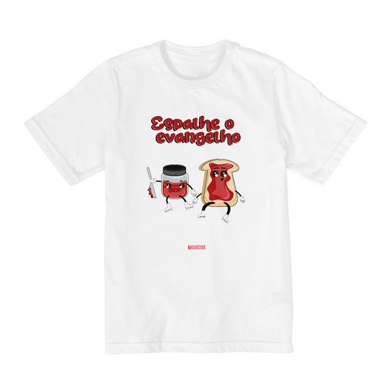 0014k - Camiseta Infantil Espalhe