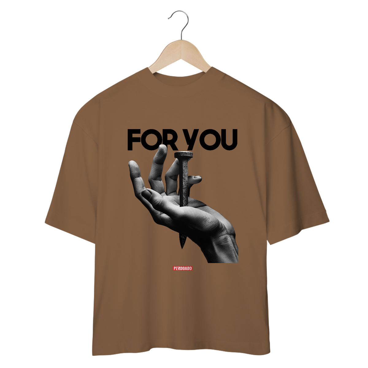 Nome do produto: 0039OS - Camiseta Oversized For You