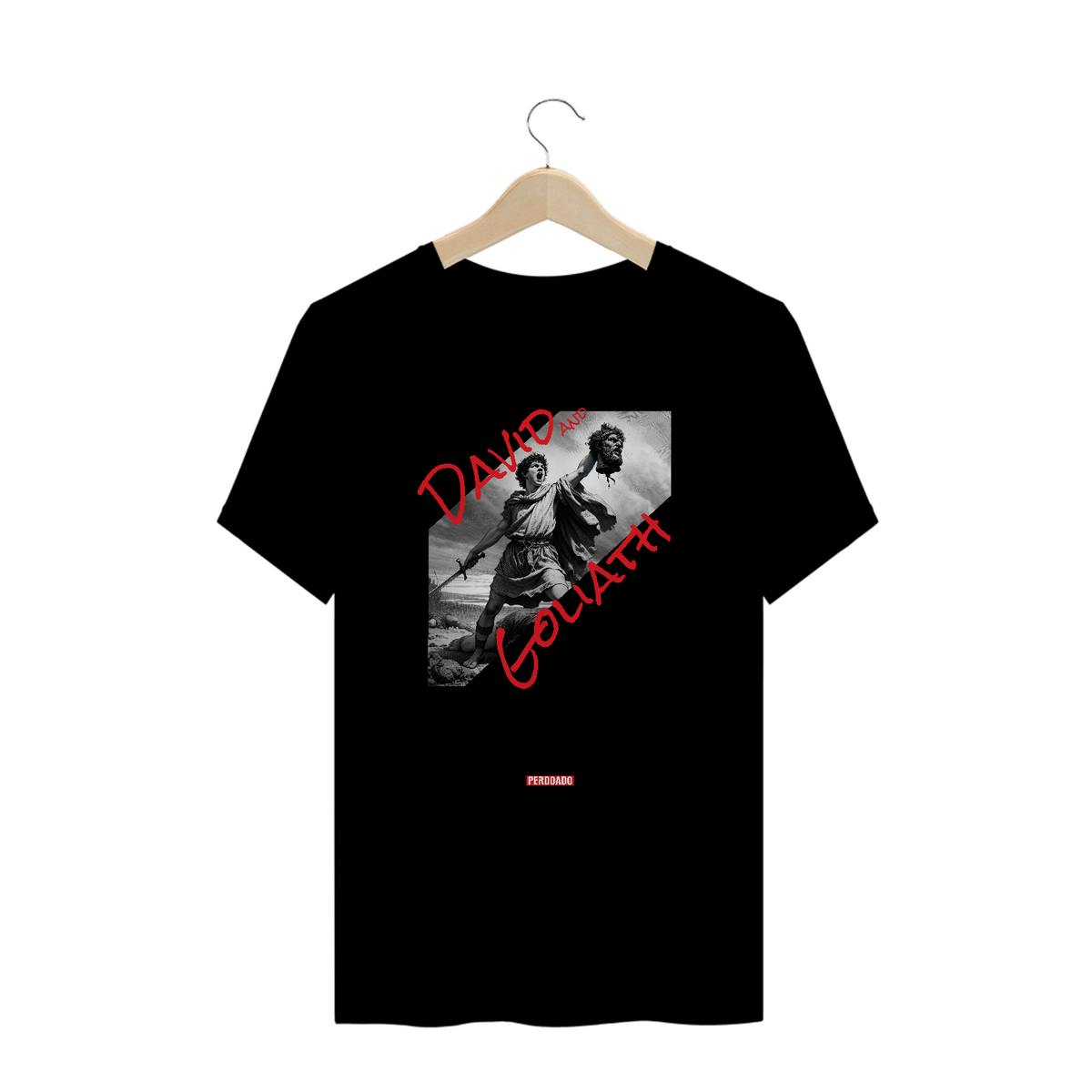 Nome do produto: 0015L - Camiseta Oversized David and Goliath