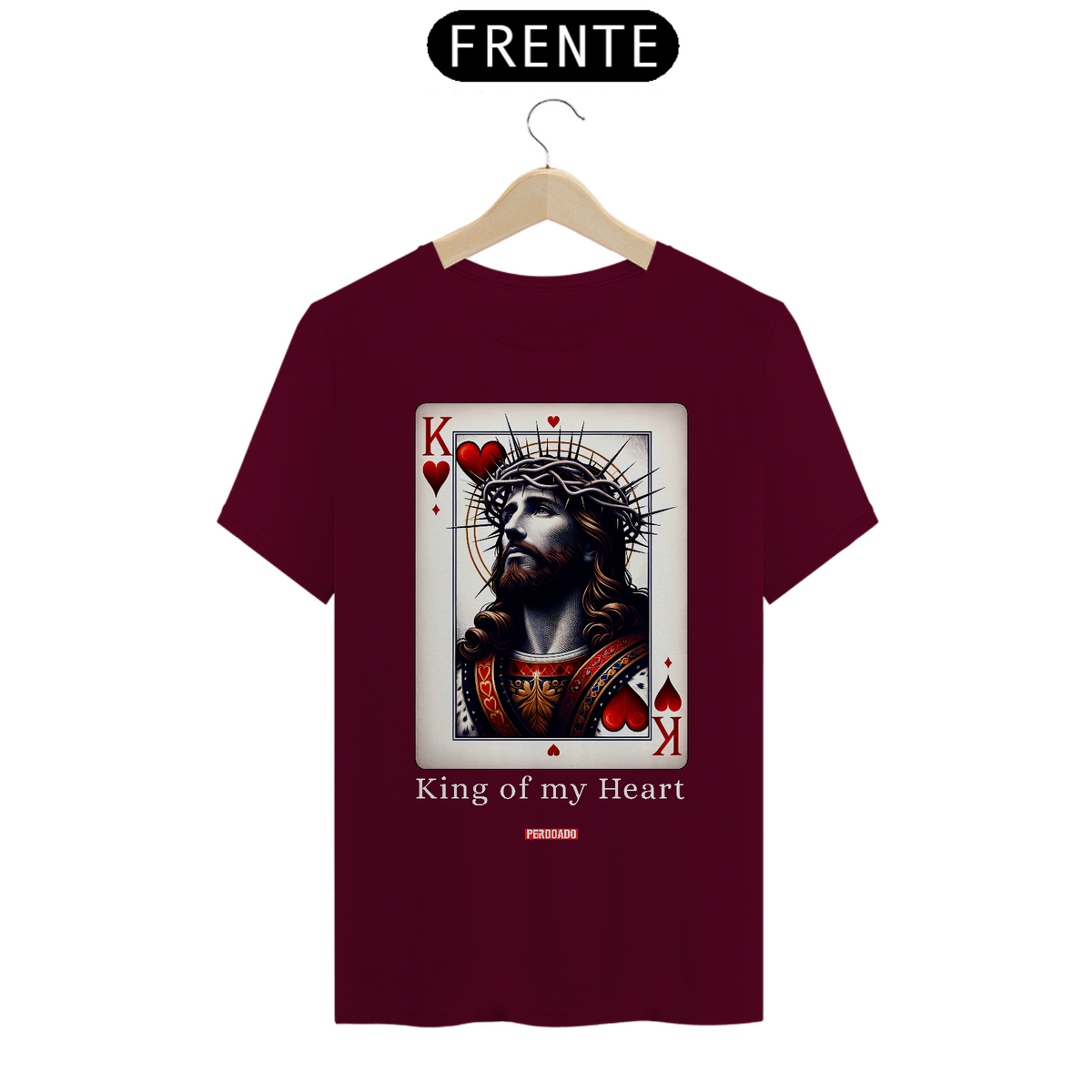 Nome do produto: 0030 - Camiseta Unissex King of my Hearth