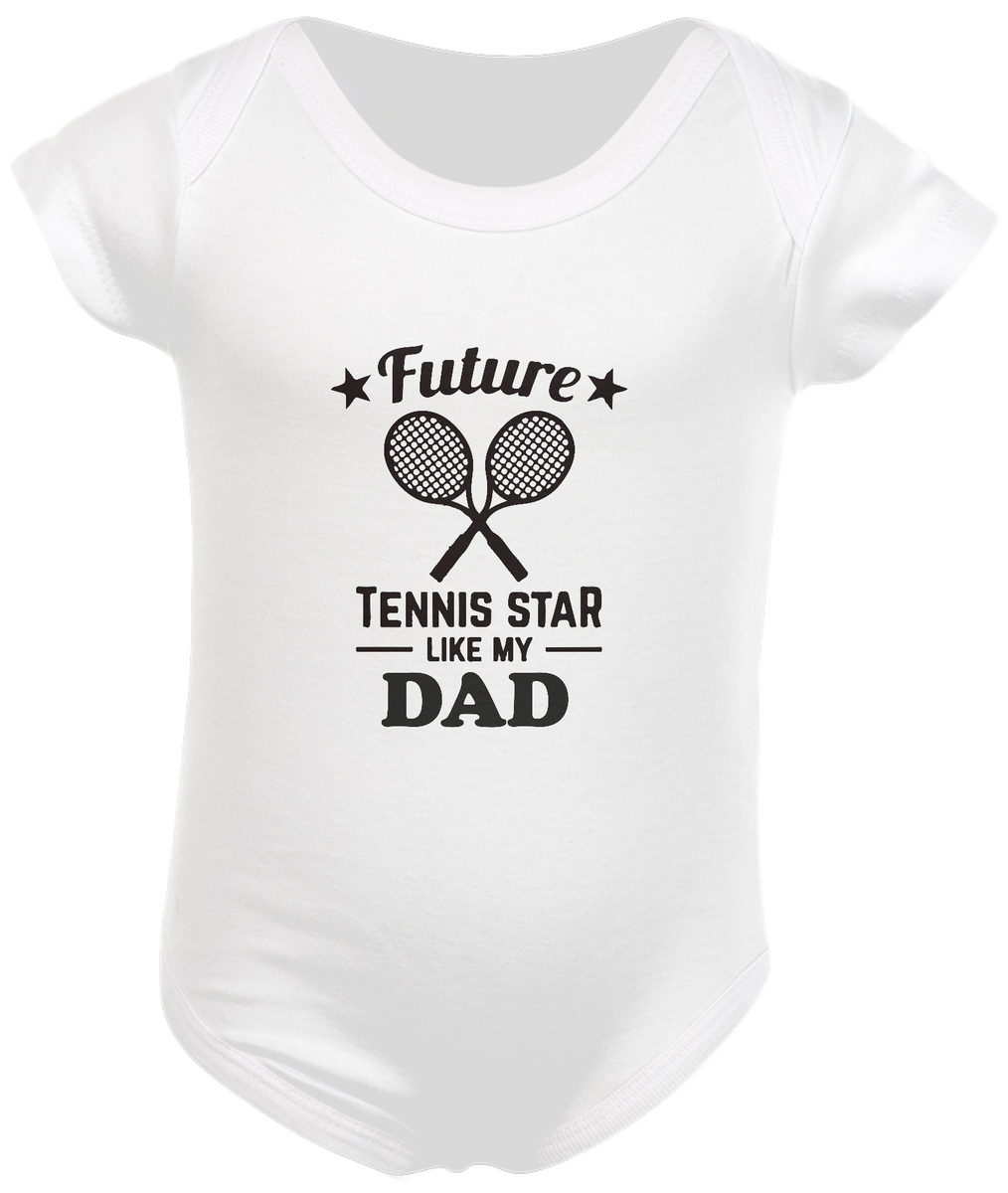 Nome do produto: Future Tennis Star like my Dad - Body Infantil