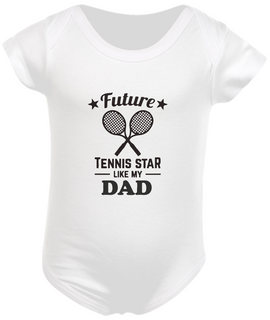 Nome do produtoFuture Tennis Star like my Dad - Body Infantil
