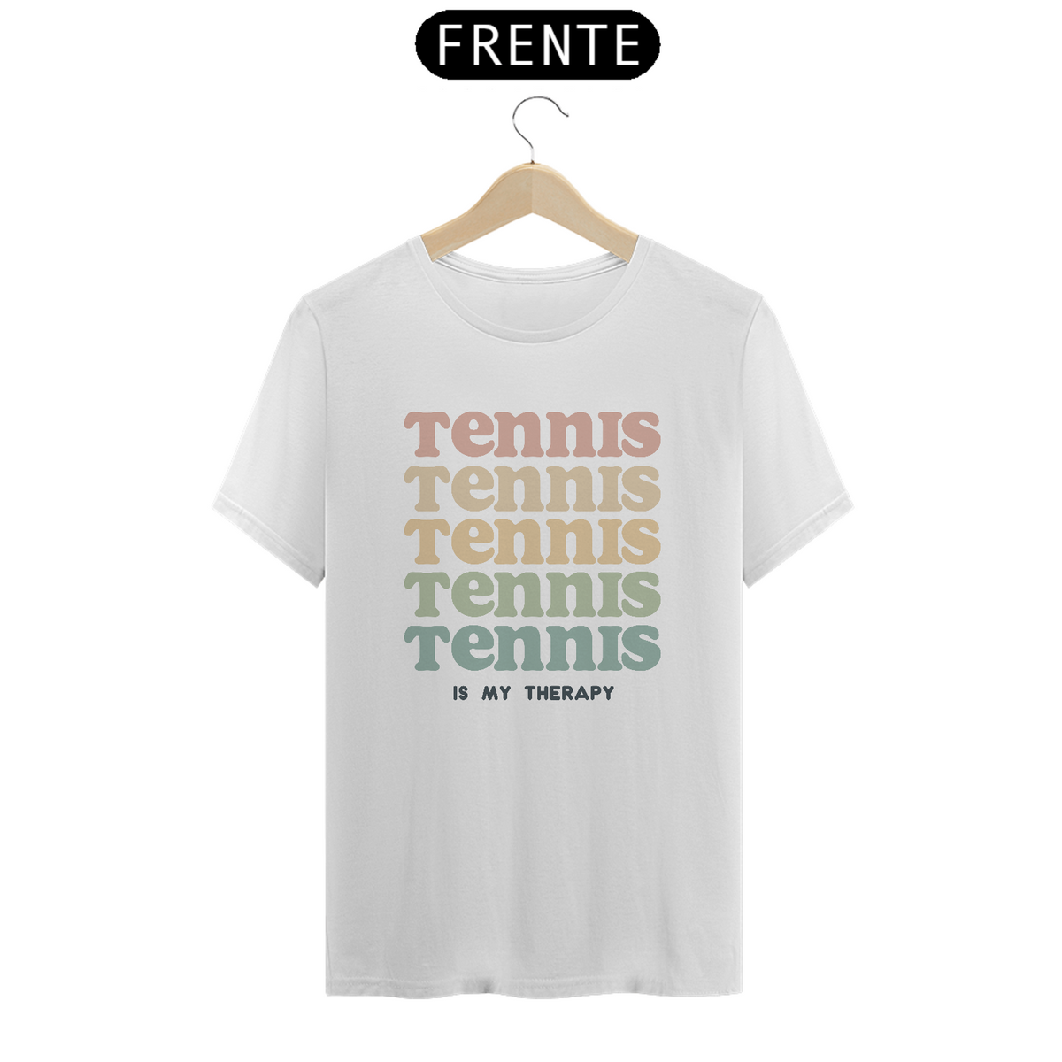 Nome do produto: Tennis is my terapy - Camiseta