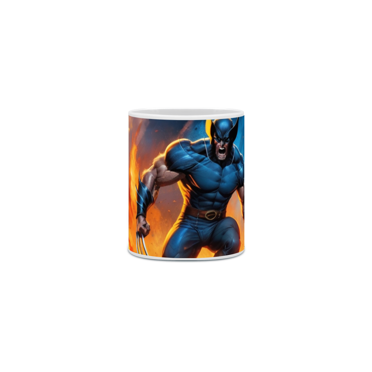 Nome do produto: Desperte o Logan em Você: Caneca do Wolverine para Fãs de Café Quentes