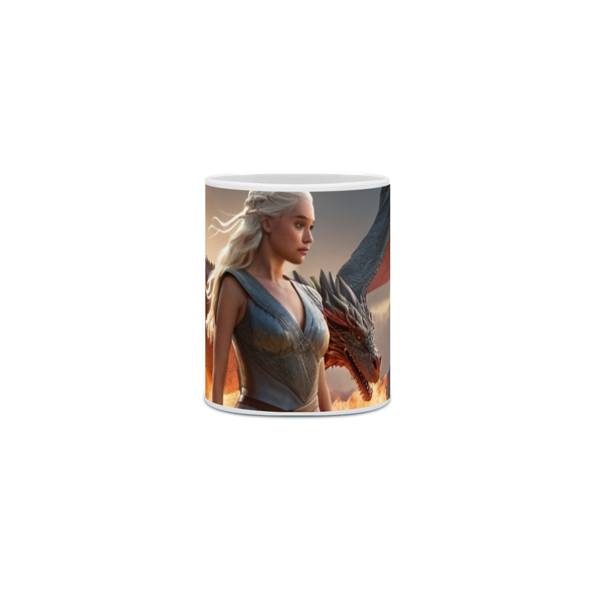 Nome do produto: Caneca Targaryen: Um Brinde à Rainha dos Dragões